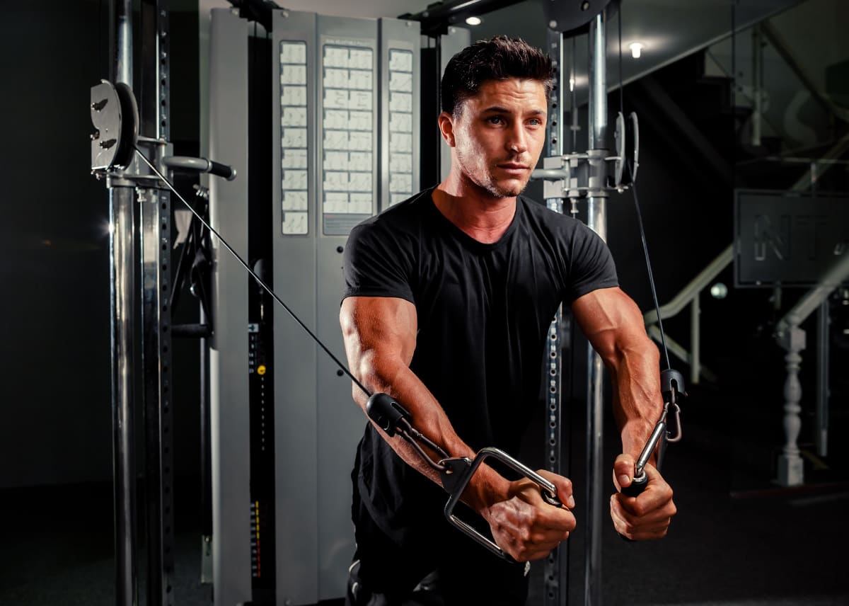 Regaining muscle mass by going to the gym